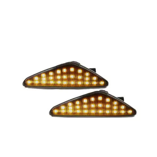 2 Amber LED Side Marker Turn Signal Lights for BMW