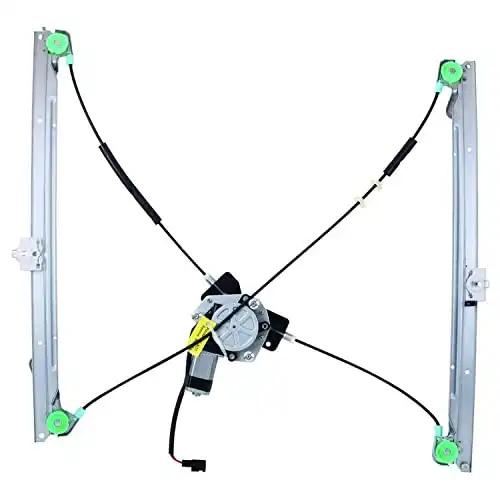New Window Regulator W/Motor Front Passenger Side Right Replacement For 2001-03 Chrysler Voyager/Town & Country & Dodge Caravan/Grand 741-824 5135250AA 5170940AA