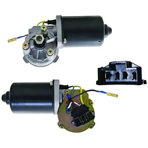 New Front Wiper Motor Replacement For 2001 2002 2003 01 02 03 Chrysler Town & Country, Replaces Chrysler 55076549AF, 55076549AG, 55076549AH