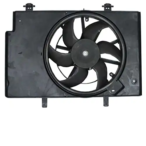 New Radiator Fan Replacement For Replacement Ford Fiesta 2011-2019 1.6L S SE Titanium BE8Z-8C607-A, BE8Z-8C607-B, BE8Z8C607A BE8Z8C607B