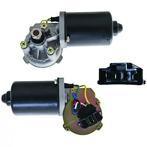 New Front Wiper Motor Replacement For 1998-2003 Dodge Ram 1500 2500 3500 B Van, Replaces Chrysler 55155046AD, 55155046AE