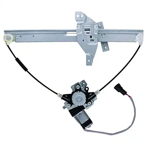 New Window Regulator W/Motor Front Drivers Side Left LH Replacement For Chevrolet Impala 2000-2005, 741-630, 660164, 11A7, 10338860, 10442011, 15240530