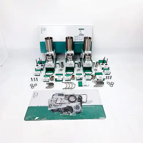 Cylinder Liner Kit Four Matching for Komatsu Excavator PC30 Engine 3D84-2