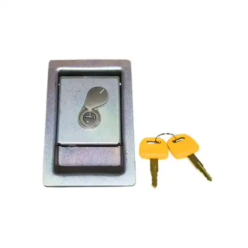 Door Side Lock With 2 Keys for Kobelco Excavator SK120