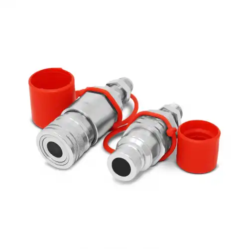 Flat Face Hydraulic CouplersQuick Connect Couplings Set