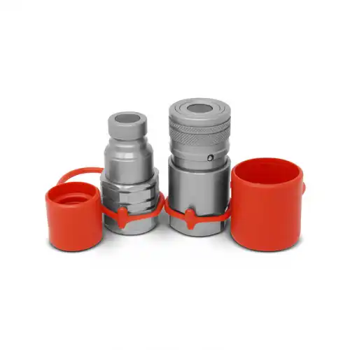 Flat Face Hydraulic Quick Connect Coupler Set