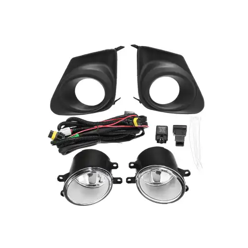 Front Bumper Fog Light Lamp with Bulb Switch Kit