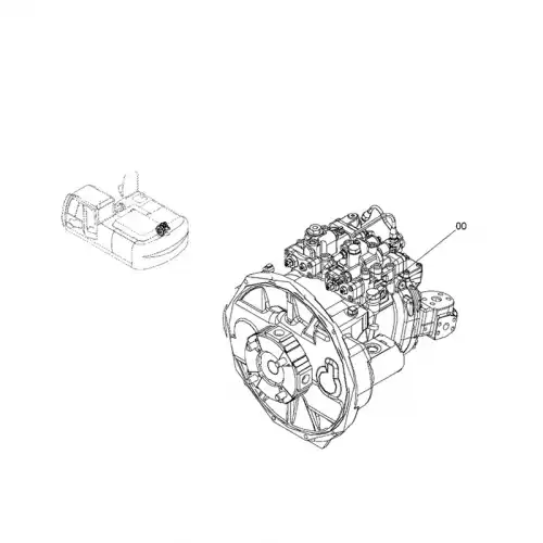 Hydraulic Main Pump Assembly 9256125