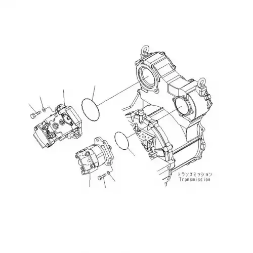Hydraulic Gear Pump 705-22-39020