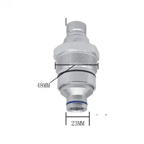Hydraulic Quick-Connect Coupler 4FH08 F 48mm AT406474