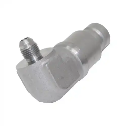 Male Flat Face Coupler with 38 JIC 90 Degree End 7167304