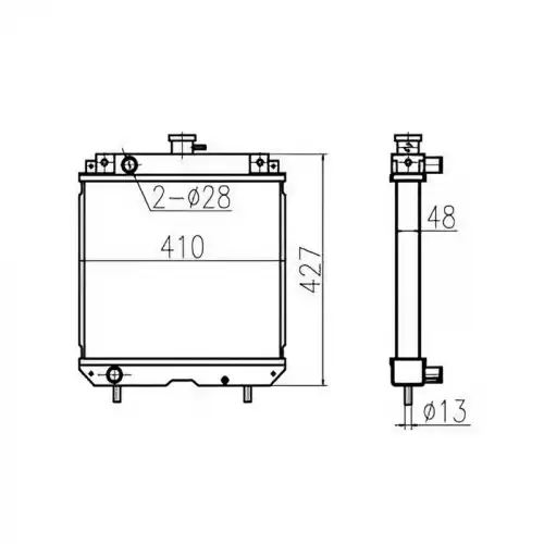 Water Tank Radiator ASS'Y 52420-2599-2 5242025992 