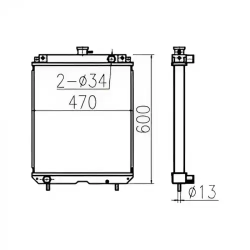 Water Tank Radiator ASS'Y 68651-42300 