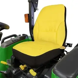 Large Seat Cover Cushioned Seat Back Up To 18'' High LP95233 Replacement For John Deere Compact Utility Tractor 3e 3r 4m Series 1023e Weatherproof Oxford 300d Fabric