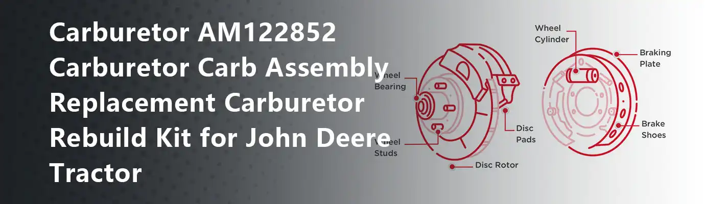 Carburetor AM122852 Carburetor Carb Assembly Replacement Carburetor Rebuild Kit for John Deere Tractor