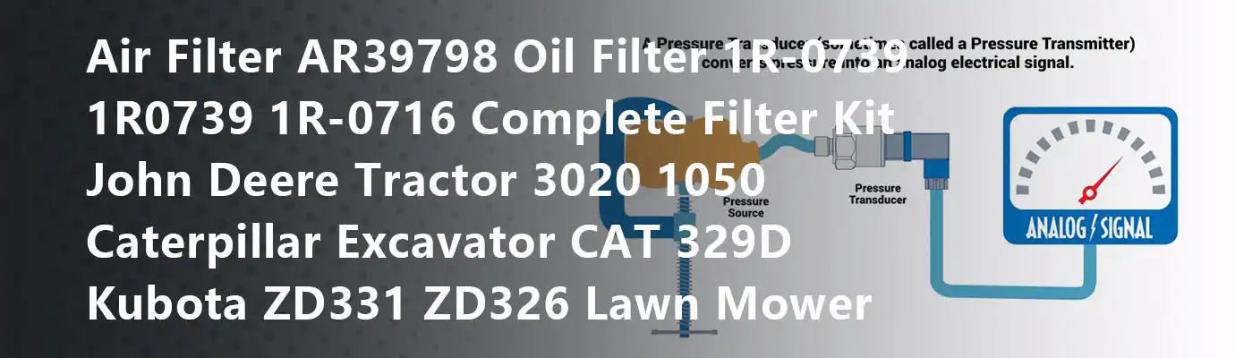 Air Filter AR39798 Oil Filter 1R-0739 1R0739 1R-0716 Complete Filter Kit John Deere Tractor 3020 1050 Caterpillar Excavator CAT 329D Kubota ZD331 ZD326 Lawn Mower
