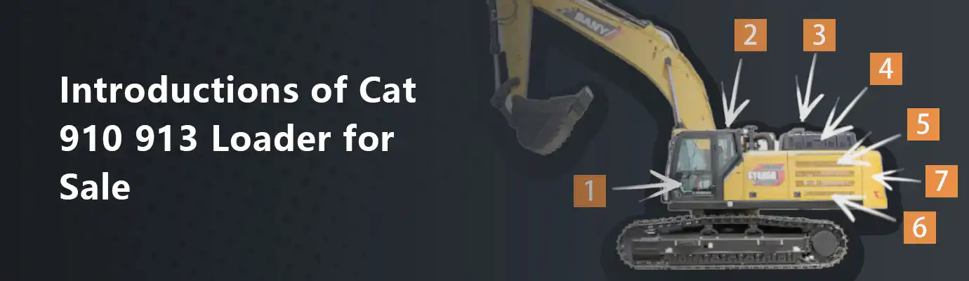 Introductions of Cat 910 913 Loader for Sale